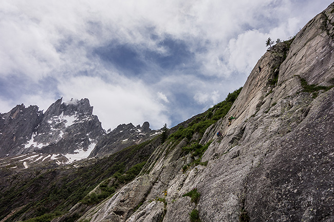 photo montagne alpes escalade grande voie haute savoie chamonix montenvers mer de glace