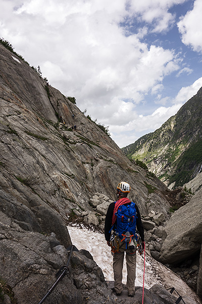 photo montagne alpes escalade grande voie haute savoie chamonix montenvers mer de glace