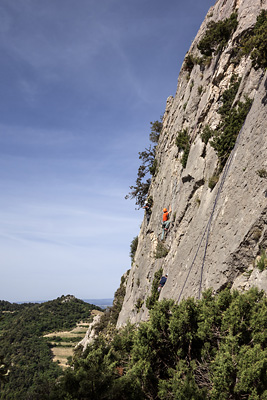 photo montagne escalade vaucluse dentelles montmirail