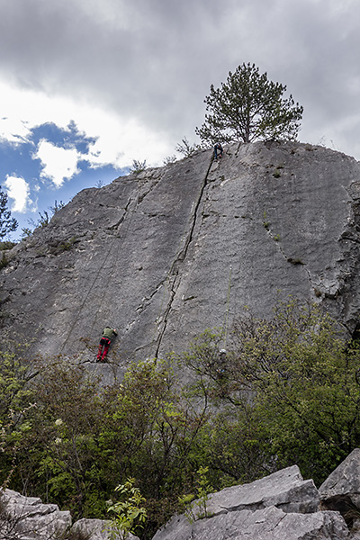 photo montagne alpes escalade grande voie drome die diois pic de luc grande dalle du claps