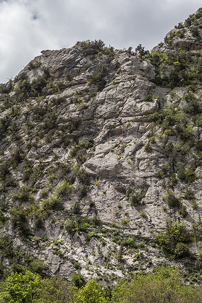 photo montagne alpes escalade grande voie drome die diois pic de luc grande dalle du claps