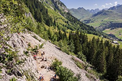 photo montagne escalade aravis la culaz grand bornand