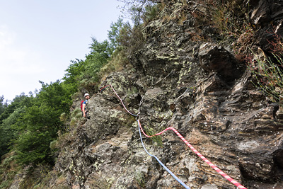 photo montagne escalade pilat roche corbiere planfoy parcours montagne