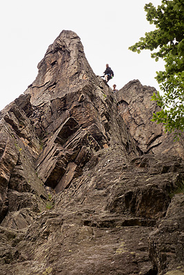 photo montagne escalade roche corbiere rochetaille pilat loire saint etienne