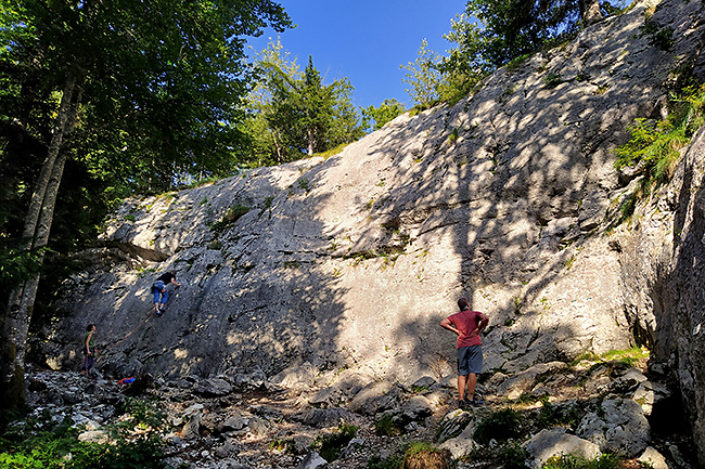 photo montagne alpes escalade savoie haute savoie annecy bauges semnoz bois brule