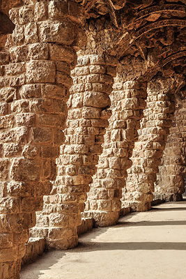 photo espagne barcelone tourisme parc guell gaudi