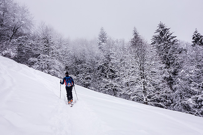 photo montagne alpes ski randonnée rando savoie bauges albertville fort batterie marthod