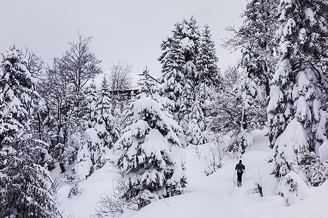 photo montagne alpes ski randonnée rando savoie bauges albertville fort batterie marthod