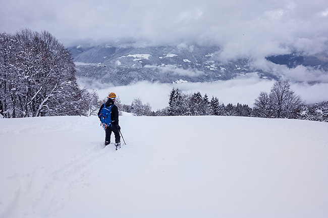 photo montagne alpes ski randonnée rando savoie bauges albertville fort batterie marthod