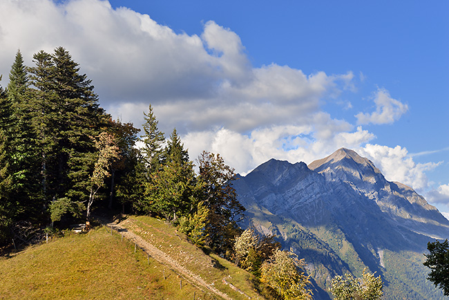 photo montagne alpes randonnée rando savoie bauges albertville fort batterie marthod