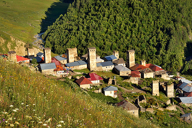 photo voyage asie centrale europe caucase georgie svanetie mestia ushguli treck randonnée rando