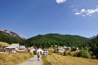 photo montagne alpes randonnée GR5 queyras briancon chalets ayes