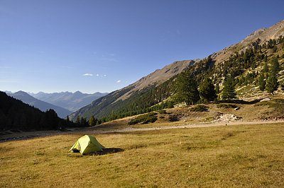 photo montagne alpes randonnée GR5 queyras briancon col ayes bivouac