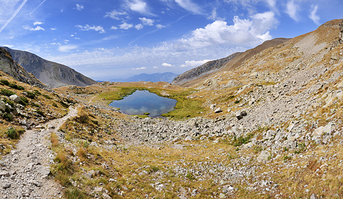 photo montagne alpes randonnée GR5 GR52 mercantour lac millefonts