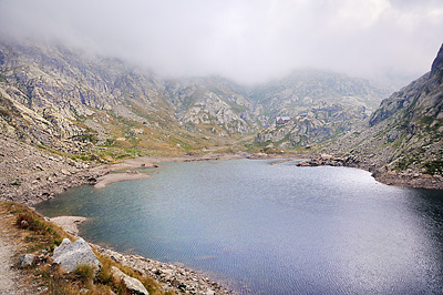 photo montagne alpes randonnée GR5 GR52 mercantour lac fous