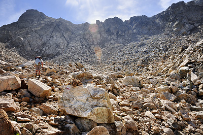 photo montagne alpes randonnée GR5 GR52 mercantour baisse basto