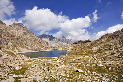 photo montagne alpes randonnée GR5 GR52 mercantour lac basto