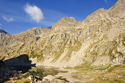 photo montagne alpes randonnée GR5 GR52 mercantour lac fous