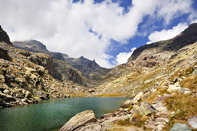 photo montagne alpes randonnée GR5 GR52 mercantour vallee merveilles lac