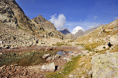 photo montagne alpes randonnée GR5 GR52 mercantour lac nire