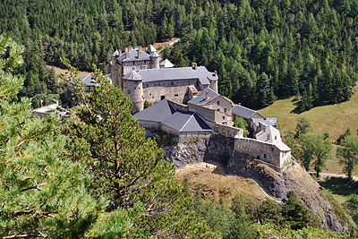 photo montagne alpes randonnée GR5 queyras chateau