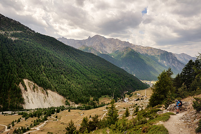 photo montagne alpes randonnée GR5 queyras col fromage ceillac