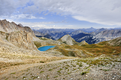 photo montagne alpes randonnée GR5 ceillac col girardin lac sainte anne