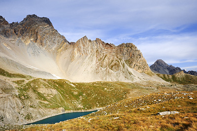 photo montagne alpes randonnée GR5 ceillac lac sainte anne