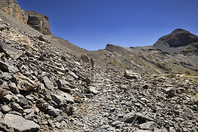 photo montagne alpes randonnée GR5 mercantour larche lauzanier pas cavale