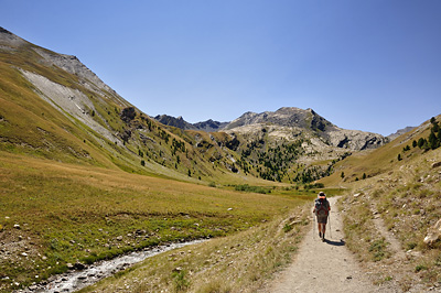 photo montagne alpes randonnée GR5 mercantour larche lauzanier vallon val fourane