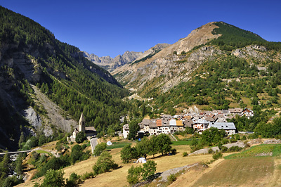 photo montagne alpes randonnée GR5 mercantour tinee saint dalmas selvage village