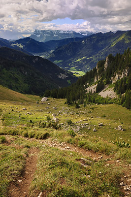 photo montagne alpes randonnée GR5 chapelle abondance