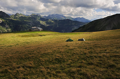 photo montagne alpes randonnée GR5 col mattes