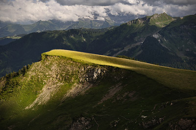 photo montagne alpes randonnée GR5 col mattes