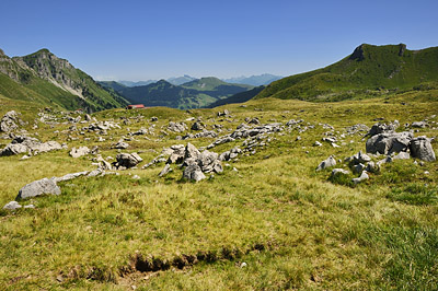 photo montagne alpes randonnée GR5 col chalet chesery