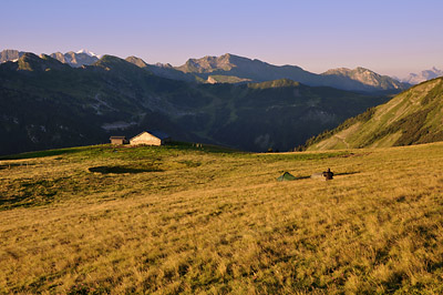 photo montagne alpes randonnée GR5 col mattes