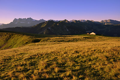 photo montagne alpes randonnée GR5 col mattes