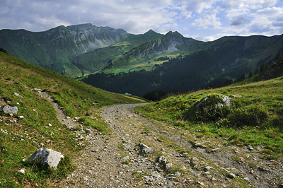 photo montagne alpes randonnée GR5 col golese