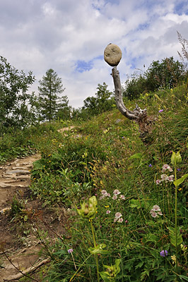 photo montagne alpes randonnée GR5 collet anterne