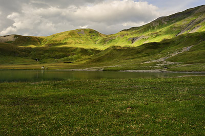 photo montagne alpes randonnée GR5 lac anterne