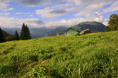 photo montagne alpes randonnée GR5 col voza