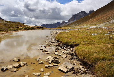 photo montagne alpes randonnée GR5 cerces col vallee etroite