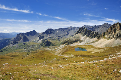 photo montagne alpes randonnée GR5 cerces col meandes