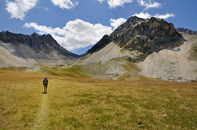 photo montagne alpes randonnée GR5 cerces col meandes