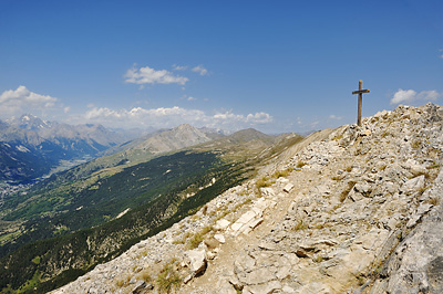 photo montagne alpes randonnée GR5 cerces briancon crete peyrolle croix cime