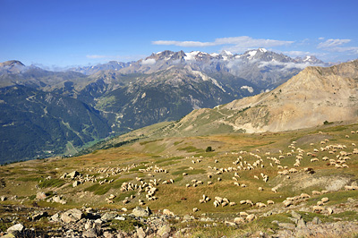 photo montagne alpes randonnée GR5 cerces ecrins col granon