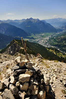 photo montagne alpes randonnée GR5 cerces briancon crete peyrolle serre aigles