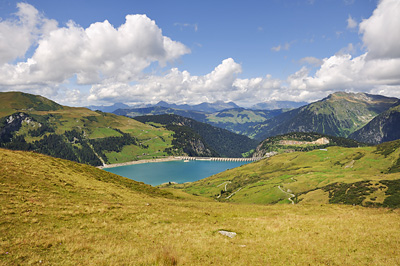 photo montagne alpes randonnée GR5 beaufortain lac roselend