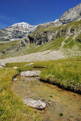 photo montagne alpes randonnée GR5 vanoise plan eaux mont pourri