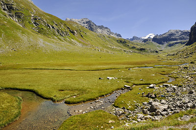 photo montagne alpes randonnée GR5 vanoise plan eaux